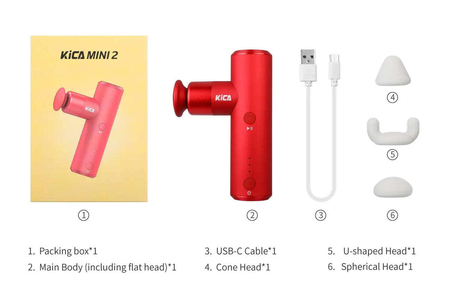 KiCA Mini 2 Fascia | Pistolet de massage