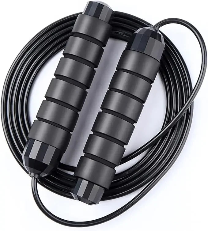 Corde à sauter en acier ajustable – Entraînement fitness, crossfit et boxe