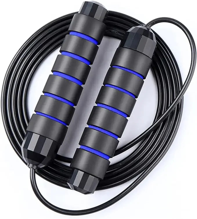Corde à sauter en acier ajustable – Entraînement fitness, crossfit et boxe