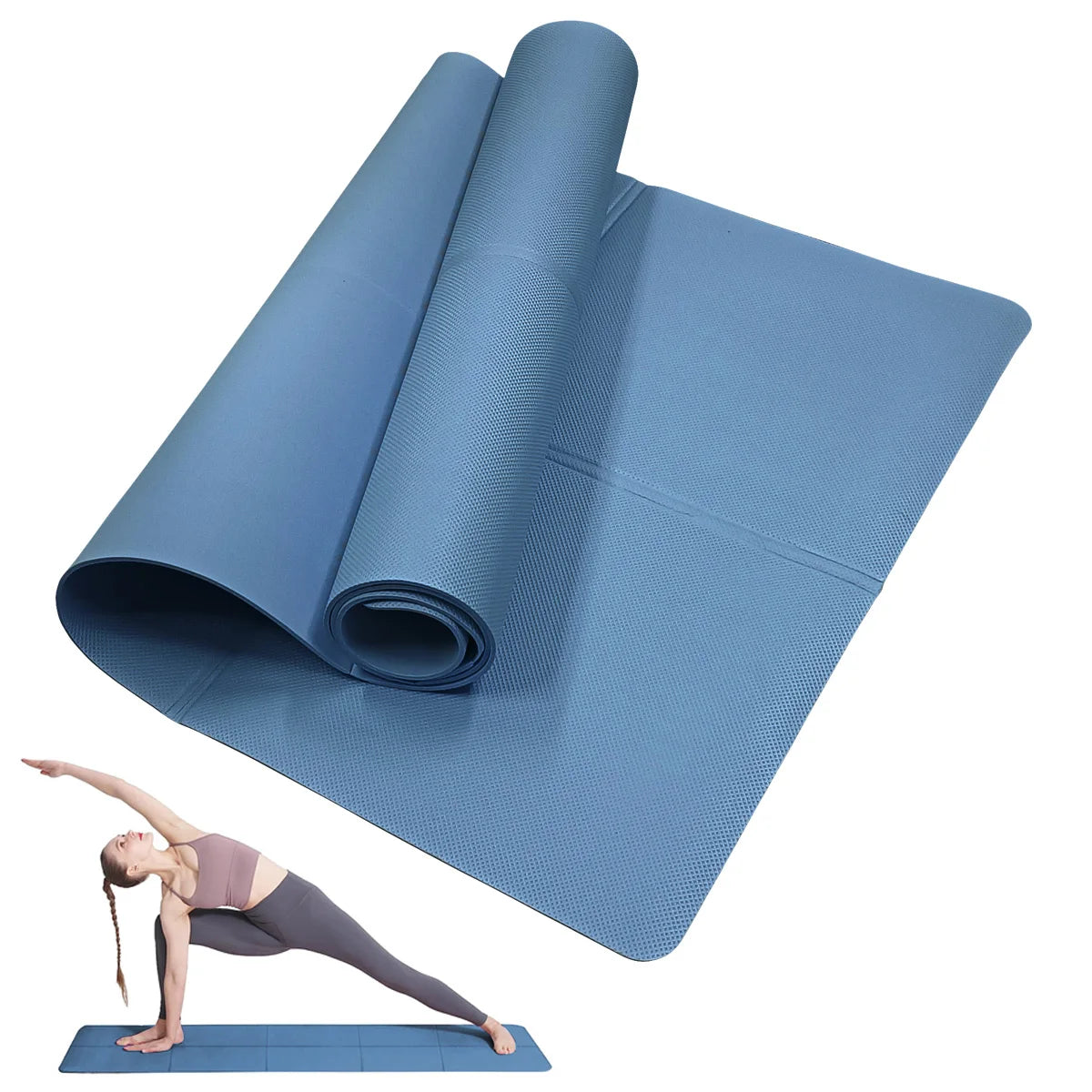Tapis de yoga en caoutchouc naturel