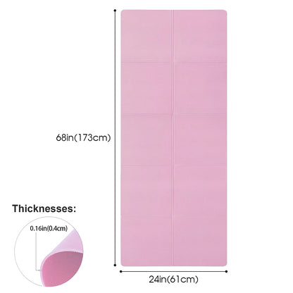 Tapis de yoga en caoutchouc naturel