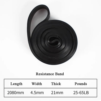 Heavy Duty Resistance Band Latex Elastic Belt Pull up Assist for Pilates Workout Fitness Home Gym Shape Body Exercise