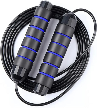 Corde à sauter en acier ajustable – Entraînement fitness, crossfit et boxe